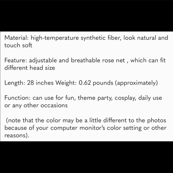 🆕️ 28" Wig Long Heat Resistant Big Wavy Hair - Picture 7 of 7